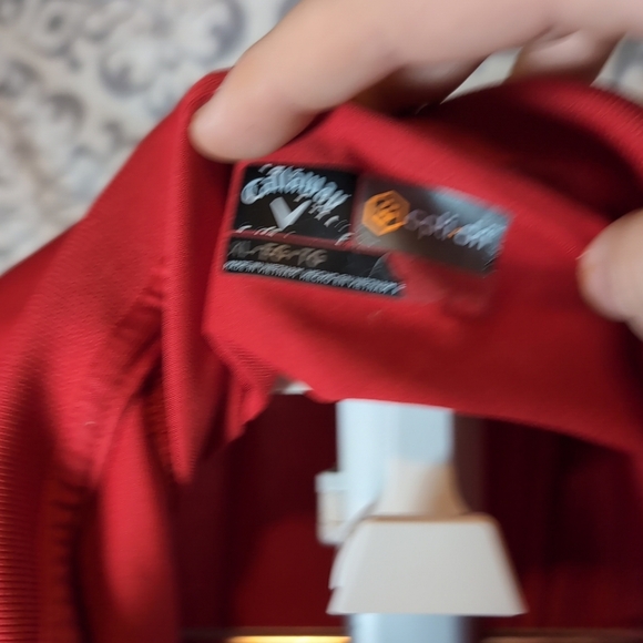 Callaway Golf Shirt - Men's Size XL - Red - Opti-Dri Golf - Polo - Short Sleeve - Picture 9 of 9